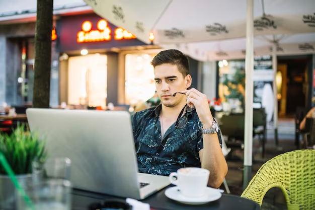 Student working part-time in a Dubai cafe to earn extra money